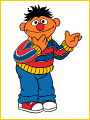kleurplaat van Ernie