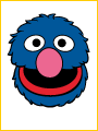kleurplaat van Grover